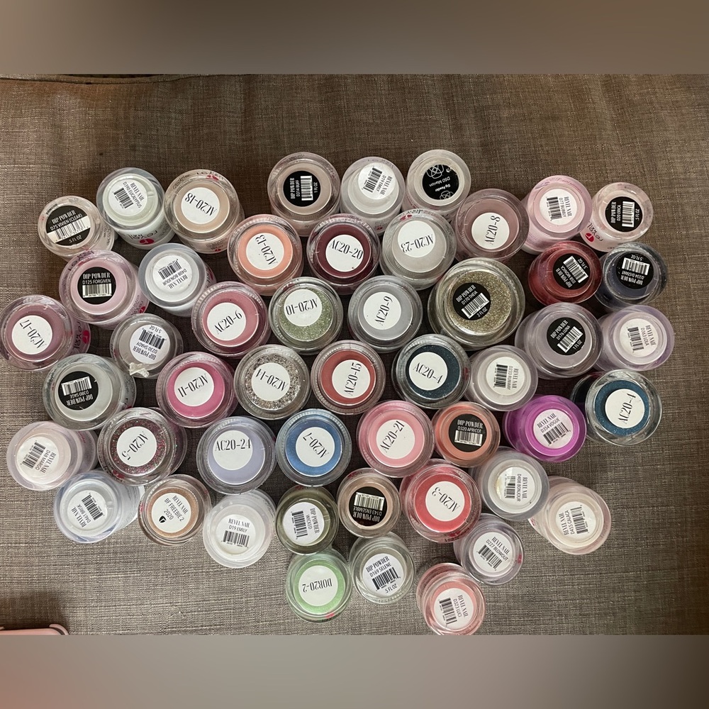 Revel Nail Dip powder lot of 54